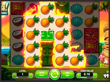 Выигрыш в онлайн автомате Aloha